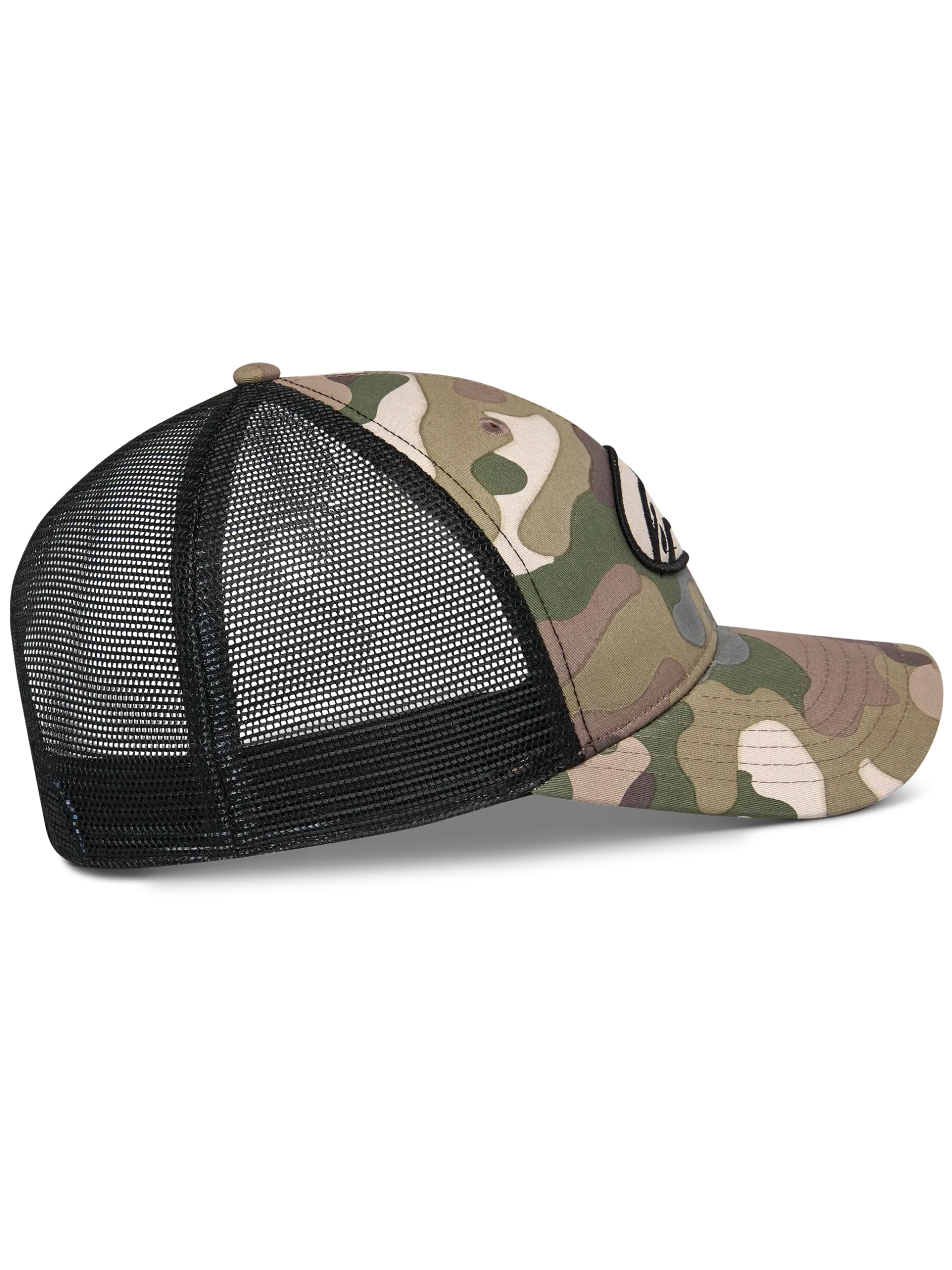 Oblique Camo Trucker Hat